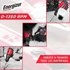 Energizer 20v akumuliatorinis perforatorius - 60nm, 0-1850rpm, 13mm griebtuvas, sukimo momento nustatymai - minkšta rankena - diržo spaustukas - akumuliatorius nepridedamas