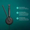 Epos Impact 430 Mono On-ear laidinės Usb-c ir Usb-a ausinės su triukšmą slopinančiu mikrofonu, Plug ir Play, aukštos kokybės garsas, lengvas dizainas, skirtos nuotoliniam darbui, skambučiams biure ir „zoom“ susitikimams