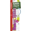 Ergonomiškas grafitinis pieštukas Stabilo Easygraph, skirtas kairei rankai, 2 vnt., rožinis, Hb