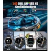 Esfoe dm4 išmanusis laikrodis vyrams su gps, 5atm atsparumu vandeniui, kompasu/barometru, slėgio/aukščio matuokliu, 1,43 colio hd amoled fitneso laikrodis su daugiau nei 170 sporto režimų, širdies ritmo/spo2 matuokliu, skirtas android ios, rudas