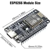 Vaizdo plokštė Esp8266 nodemcu lua v2 kūrimo plokštė ruizhi 3 vnt. esp8266 esp-12f lua wifi nodemcu su cp2102 moduliu type-c sąsaja, suderinama su arduino ide/micropython