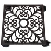Esschert Design Gėlių stovas vazonui vežimėlis ant ratukų 28cm Vintage Cast Iron
