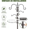 Esschert Design Paukščių lesyklėlės rinkinys su pakabinamu tiektuvu ir vandens dubeniu