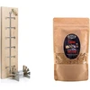 Essential Line Flame lašišos lenta, beržo mediena, ypač tvirta, 4 krypčių ir bbq prieskonių mišinys lašišai, unikalaus mėsos, žuvies ir daržovių skonio, 250 g sausas marinatas, uždaromas