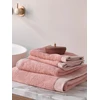 Essenza Connect Organic Lines vienspalvis frotinis rankšluostis Rose 70 x 140 cm