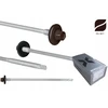 Etanco Gtr6 varžtas sandwich plokštėms + Epdm 100vnt. plienui 65mm Ral8017