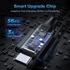 Etguuds usb c kabelis 2 m, nailoninis usb a į usb c įkrovimo kabelis greito įkrovimo kabelis usbc, skirtas iphone 15 pro max galaxy s23 s22 s21 s10 lite s10 s9 s8 note 10 - juodas