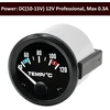 Etopars automobilio vandens temperatūros ekranas 2 colių 52 mm automobilio vandens temperatūros matuoklis celsijaus motoro vandens temperatūros rodyklės ekranas transporto priemonės baltos šviesos indikatoriaus prietaisas