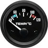 Etopars automobilio vandens temperatūros ekranas 2 colių 52 mm automobilio vandens temperatūros matuoklis celsijaus motoro vandens temperatūros rodyklės ekranas transporto priemonės baltos šviesos indikatoriaus prietaisas