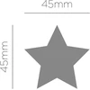 Eva putplasčio perforatorius, 50 mm žvaigždė