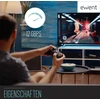Ewent didelės spartos hdmi į dvi kabelio adapteris, full-hd 1080p, 2 metrai, juodas