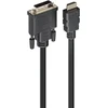 Ewent didelės spartos hdmi į dvi kabelio adapteris, full-hd 1080p, 2 metrai, juodas