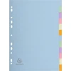 Exacompta 1612e Forever Pastelinis indeksas, skirtas Din A4, pagamintas iš perdirbto kartono, 12 dalių, viso aukščio, 22 x 29,7 cm, spalvotas, 2 x 6 spalvų, Mėlyna Angel pastelinės akvarelės skirtukai, skirtukų juostelės.