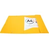 Exacompta 55909e plastikinių aplankų rinkinys su 3 vidiniais atvartais ir 2 elastinėmis juostelėmis Din A4 geltonos spalvos aplankas dokumentams, skirtas biurui ir mokyklai, 30 vnt.