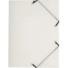 Exacompta 56700e Crystal aplankas Din A3 formatui su 3 atvartais ir 2 elastinėmis juostelėmis, pagamintas iš skaidraus tvirto plastiko, skirtas dokumentams, skirtas biurui ir mokyklai, skaidrus