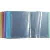 Exacompta 88475e plastikinių įmautų rinkinys Chromaline Pastel 80 skaidrių kišenių, 160 peržiūros puslapių, pagamintas iš vidutinio kietumo permatomo polipropileno Din A4, pastelinės spalvos