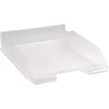Exacompta Letter Tray Combo Midi dėklas laiškams, tvirtas A4+, 347 x 255 x 65 mm - skaidrus, 6 vnt.