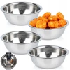 Excellent Houseware 4x plieninė dubenėlio 11cm 270ml padažui, užkandžiams