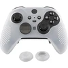 Extremerate Playvital apsauginis neslystantis silikoninis dėklas + 2 nykščių gaubteliai, skirtas XBOX Elite Series 2/series 2-core valdikliui (pusiau permatomas)