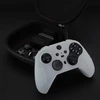 Extremerate Playvital apsauginis neslystantis silikoninis dėklas + 2 nykščių gaubteliai, skirtas XBOX Elite Series 2/series 2-core valdikliui (pusiau permatomas)
