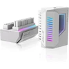 Ezdiy-fab shield 24 kontaktų kampinis adapteris su infinity mirror argb apšvietimu, atx 24 kontaktų maitinimo jungtis, 5 v 3 kontaktų argb sync - 180 laipsnių baltas 1 vnt.