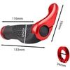 Ezweiji Ergonomiškos dviračio rankenos, 22 mm dviračio rankenos, vairo rankenos su aliuminio dvigubo užrakto dizainu, universalios dviračio vairo rankenos Mtb kalnų dviračiui, elektriniam dviračiui, Bmx, sulankstomam dviračiui