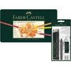 Faber-castell Polychromos 110095 spalvoti pieštukai 36 metaliniame dėkle ir Pitt Graphite piešimo rinkinys