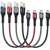 Fasgear Usb C kabelis, 4 vnt. 0,3 m Usb Type C 2.0 kabelis greitam įkrovimui ir didelės spartos duomenų perdavimui, suderinamas su Moto G7 Galaxy S10 One-plus 7 7pro Xperia L1 Hua-wei P20