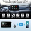 Automagnetola Feinodi belaidis android auto adapteris, konvertuoja laidinį android auto į belaidį, plug & play, skirtas automobiliams su laidiniu android auto ir android telefonais, suderinamas su 98% automobilių