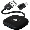 Automagnetola Feinodi belaidis android auto adapteris, konvertuoja laidinį android auto į belaidį, plug & play, skirtas automobiliams su laidiniu android auto ir android telefonais, suderinamas su 98% automobilių