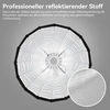Fgen 70 cm gilus parabolinis softbox su difuzoriumi, korio tinkleliu ir nešiojimo pagrindu, nešiojamas Bowens softbox, tinkamas Bowens jungties nuolatinei šviesai ir studijos apšvietimui