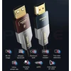 Fibbr 8k hdmi 2.1 šviesolaidinis kabelis 15 m, 48 gbps didelės spartos hdmi kabelis palaiko 8k @ 60hz, 4k @ 120hz/144hz, hdr10+, earc, hdcp 2.2 ir 2.3, skirtas blu-ray, pc, nešiojamam kompiuteriui, televizoriui, projektoriui, ps5/4