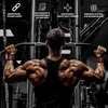 Fightsense Riešo įtvarai sunkumų kilnojimui, 45 cm aukščiausios kokybės riešo dirželiai (riešo dirželiai) su tvirta kilpa nykščiui, sporto salei, riešo įtvarai sunkumų kilnojimui