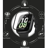 Fiimoo Honor Watch 5 ekrano apsauga, [2 vnt.] [5h kietumas] [3d plėvelė] [atspari įbrėžimams] skirta Honor Watch 5 ekrano apsaugai