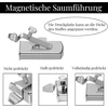 Filltown magnetinis siūlės kreiptuvas siuvimo mašinoms, siuvimo reikmenys, siuvimo mašinų priedai, magnetinis siūlės kreiptuvas, daugiafunkcinis krašto kreiptuvas siuvimo mašinoms, atvartų priedai, universalus