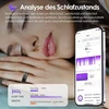 Findtime išmanusis žiedas, skirtas android ir ios, juodas išmanusis žiedas vyrams ir moterims, fitneso žiedas, miego stebėjimo prietaisas, širdies ritmo monitorius, žingsniamatis, fitneso žiedas, širdies ritmo sporto fitneso stebėjimo prietaisas