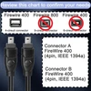 Firewire 400 4-pin Ieee 1394 kabelis, 1.8m, vyriškas-vyriškas