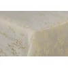 First-tex staltiesė Damask Jacquard Brilliant marginta 130 x 260 kvadratinė smėlio/šviesiai rudos spalvos su tiesiu kraštu