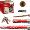 Fischer Duopower kaiščiai + varžtas 8x65 50 vnt. kaiščiai betonui + bitas nemokamai