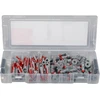 Fischer Mini Fixtainer Duoline 77 dalių kaiščių rinkinys, Duopower universalūs kaiščiai ir Duoblade gipso kartono kaiščiai praktiškoje dėžutėje, universalus rinkinys dažniausiai naudojamoms reikmėms