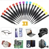 Fixitok 18 dalių mažas magnetinių atsuktuvų rinkinys su torx, phillips, įpjovomis, pentalobe kompiuteriams, akiniams, laikrodžiams