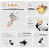 Flextailgear Max Pump 3 nešiojamas oro siurblys, 5.0 Kpa, apšvietimas, Usb įkrovimas, skirtas pripučiamiems plaukimo reikmenims, oro čiužiniams ir plaukimo ratams, vakuuminiams maišams