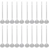 Floatdream 20 vnt. permatomas lėlių stovas, plastikinis lėlių stovas, reguliuojamas lėlių stovas, tinkamas parduotuvių vitrinų lėlių priedams (skaidrus)