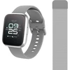 Forever Išmanusis laikrodis Forevigo 2 Sw-310 Ip68 Bluetooth: v 5.0, rezoliucija 240 x 240 px, 180 Mah baterija, 12 dienų, žingsniamatis, kalorijos, jungtys, 2 apyrankės (juoda) (sidabrinė)