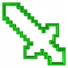 Formelė sausainiams Minecraft Sword 1 10cm