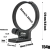 Fotga metalinis trikojo objektyvo tvirtinimo žiedas 86 mm, skirtas Samyang 35-150 mm F2-2.8 objektyvui, apačioje su 1/4 colio ir 3/8 colio greito atleidimo plokštele, skirta Acra-swiss trikojui