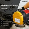 Freetec alyvos ištraukimo siurblys 12 V 80 W elektrinis variklio alyvos siurblys 12 V alyvos keitimo siurblys kuro siurblys siurbimo siurblys variklio alyvai ir dyzelinui