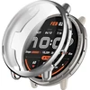 Ftrongrt dėklas, suderinamas su Amazfit Active 2, atsparus įbrėžimams, galvanizuotas, visapusiškas Tpu laikrodžio apsauginis dėklas, suderinamas su Amazfit Active 2, sidabrinis