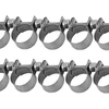 Ftvogue 10 vnt. mini degalų linijos spaustukas nerūdijančio plieno 6 mm–20 mm pasirenkamo dydžio (14–16 mm)
