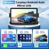 Automagnetola Fuluku 4+64g Android automobilinis radijas, skirtas Renault Dacia Duster Sandero Dokker Logan Lodgy Captur su belaidžiu Carpaly ir Android Car, 8 colių Ips jutiklinis ekranas su Bluetooth 5.0/gps/atbuline Kamera/fm